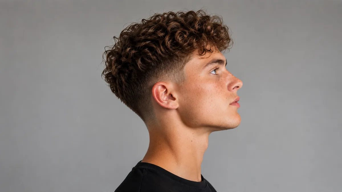 Taper fade klippt av barberare Stockholm hos Tailor's Barber